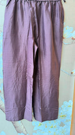 Pure Mul silk wine co ord