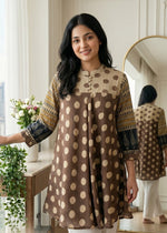 Pretty Mul chanderi smart top