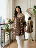 Pretty Mul chanderi smart top