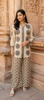 Pretty crepe silk co ord set
