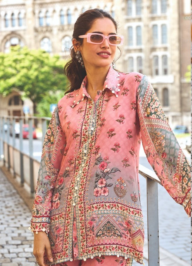Premium crepe with inner Co ord set