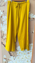 Smart cotton jacket style Co ord in yellow