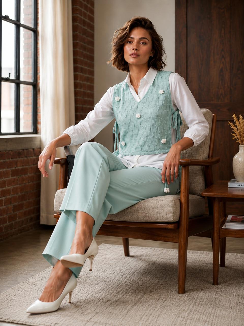 Smart cotton sea green premium cotton Co ord