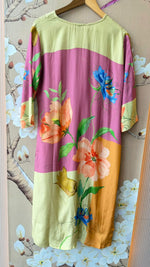 Wow Mul silk digital printed kurta pant