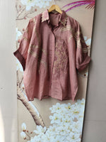 Gorgeous Mul chanderi kaftan zari detailing co ord set