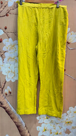 Gotta detailing Mul chanderi lining co ord in green