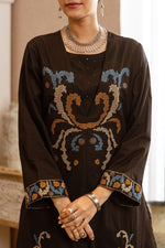 Pretty cotton embroidered kurta pant