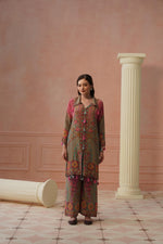 Pure crepe designer co ord set with inner