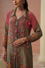 Pure crepe designer co ord set with inner