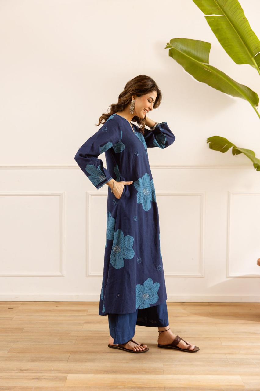 Pretty cotton kurta pant