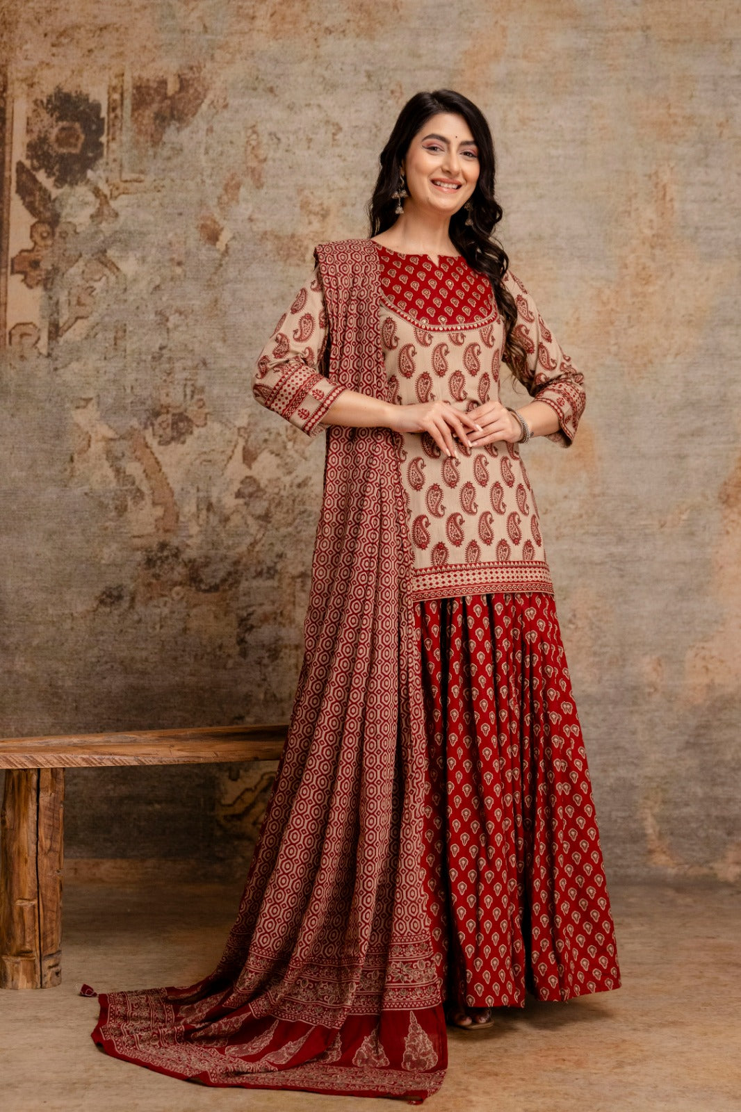 Super pretty cotton skirt set