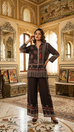 Pure crepe digital printed Co ord set
