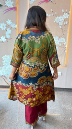 Pretty pretty super soft Mul Silk Kalamkari co ord (loose fit)