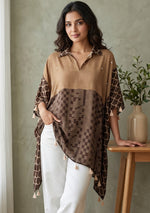 Wow ajrakh crepe kaftan top