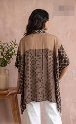 Wow ajrakh crepe kaftan top