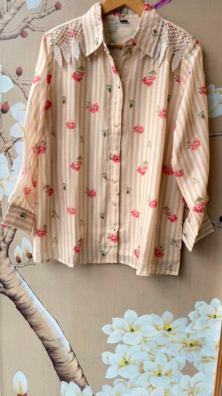 Pure Mul silk designer co ord