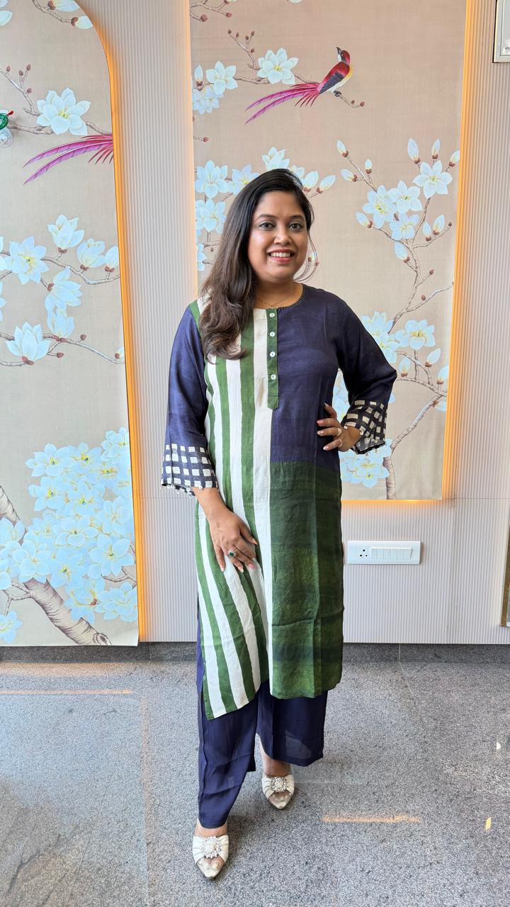 Super soft and elegant Mul Silk premium kurta pant