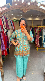 Super pretty soft soft Mul silk Kalamkari co ord