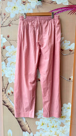 Mul cotton lining suit set in pink