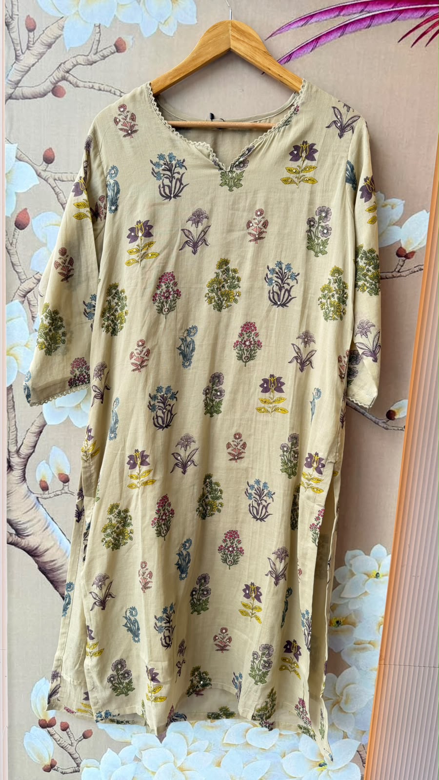 Mul cotton lining suit set