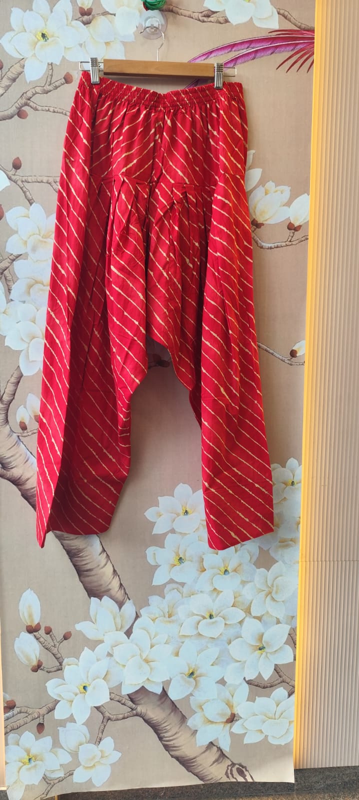 Premium cotton farshi salwar suit set in bandhani