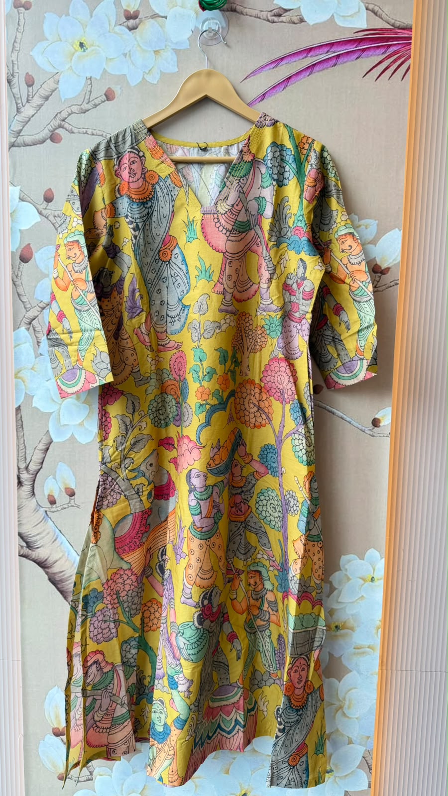 Wow cotton digital Kalamkari kurta pant
