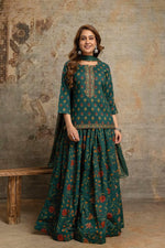 Pure cotton Kalamkari skirt set