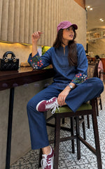 Super pretty soft designer cotton denim Co ord