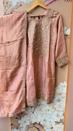 Premium tissue handwork skirt suit