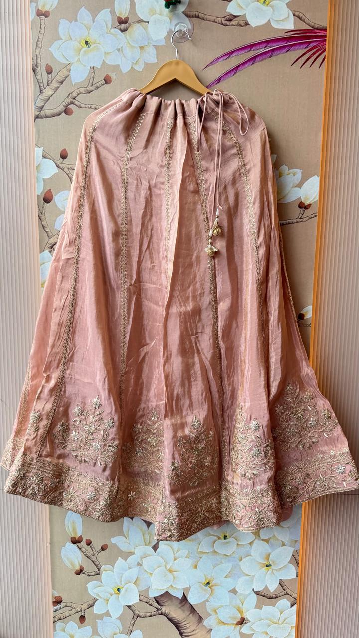 Premium tissue handwork skirt suit