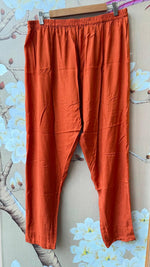 Premium Mul chanderi handwork suit set in orange