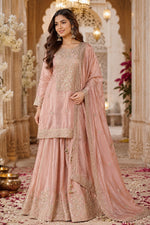 Premium tissue handwork skirt suit