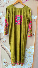 Designer back pure muslin suit set