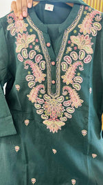 Super pretty embroidered cotton suit