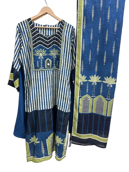 Pure premium Muslin silk suit