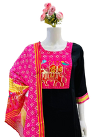 Pure muslin silk suit set