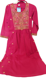 Embroidered cotton suit set