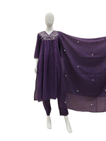 Pure cotton embroidery full suit set