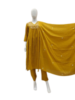 Pure cotton embroidery full suit set