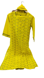 Pure cotton fully embroidery suit set