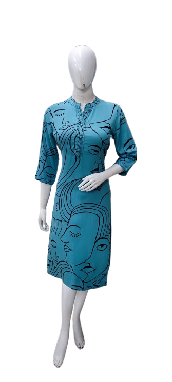 Heavy rayon kurta