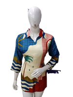Cool silk short top