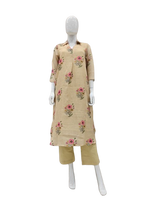 Smart linen cotton kurta pant