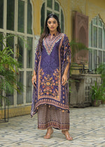 Pure crepe kaftan