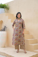 Pure cotton A line suit set