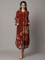 Pure crepe designer dress