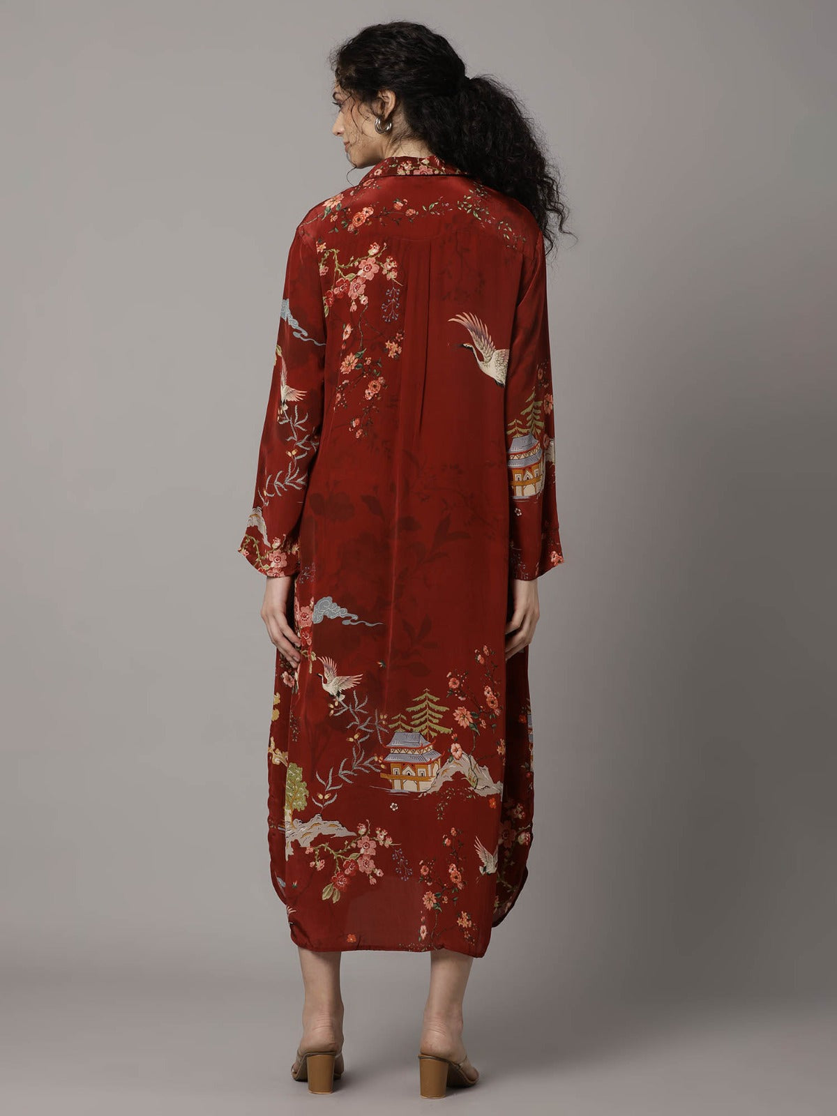 Pure crepe designer dress