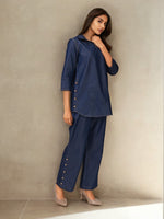 Restocked! Denim cotton smart co ord
