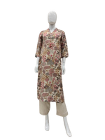 Pretty linen cotton linen kurta pant