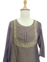 Shimmer tissue with designer pocket suit set
